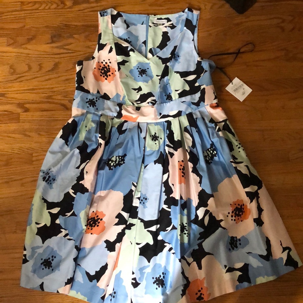 NWT Floral Calvin Klein Dress